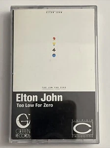 Elton John - Too Low For Zero Cassette Tape 1983 Geffen Records - Picture 1 of 6