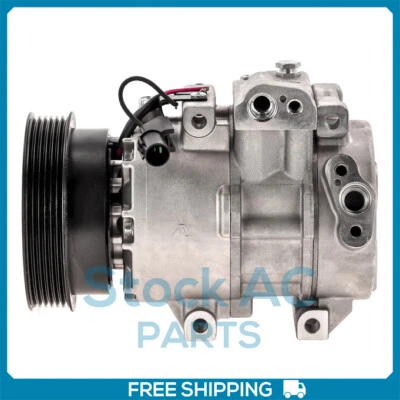New A/C Compressor for Kia Rondo 2.7L - 2007 to 2012 - OE# 977011D350 QU - Image 1 of 4