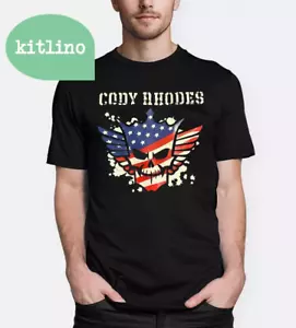 NEW SPECIAL ITEM!!! Cody Rhodes American Skull T-Shirt Gift Full Size S-4XL - Picture 1 of 5