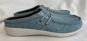 Orthopedic Slip-On Shoe  Revitalign Women’s Cork Insole Mules Blue Sz 10 D - Picture 1 of 9