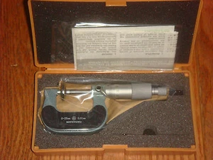 Mitutoyo 123-101 Scheibenmessschraube 0-25mm 0,01mm Neu!!! - Bild 1 von 3