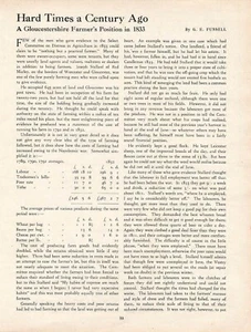 1947 A Gloucestershire Farmers Position en 1833 tiempos difíciles hace un siglo - Imagen 1 de 2