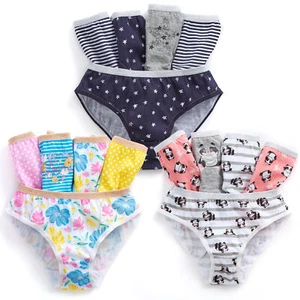 Girls 100% Cotton Briefs Knickers Underwear 2 3 4 5 6 7 8 9 10 11 12 13 Years UK - Picture 1 of 13