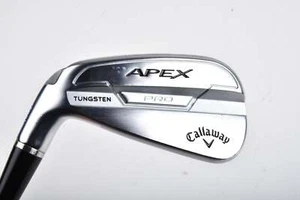 Left Hand Callaway Apex Po 2021 #7 Iron / Stiff Flex KBS Max Shaft / STD / Demo - Picture 1 of 6