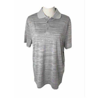 Head Polo Shirt Men’s Medium Gray Down and Out Short Sleeve Athletic Golf Top - Image 1 of 4