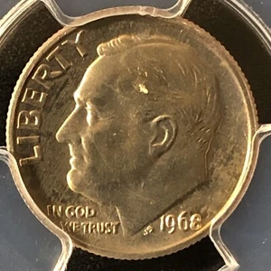 1968 10C Roosevelt Dime PCGS MS65 26928816 - Picture 1 of 4