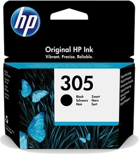 Cartucho de tinta negra genuino HP 305 para impresoras HP Envy 6000 Envy Pro 6400 6432e - Imagen 1 de 1