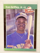1989 Donruss Baseball Ken Griffey Jr. The Rookies #3 Baseball Card