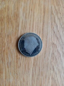 2 Mark Münze Deutschland Franz Josef Strauß 1995 Münzprägestätte G Stempelglanz - Bild 1 von 1