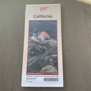 1999 AAA California Official State Highway Travel Road Map~ - Picture 1 of 2