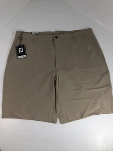 Pantalones Cortos Ligeros Footjoy Para Hombre Performance Talla 38 Cintura Color Caqui Nuevos con Etiquetas - Imagen 1 de 8
