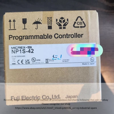 Brand new FUJI NP1S-42 Programmable Logic Controller Module NP1S-42 - Image 1 of 2