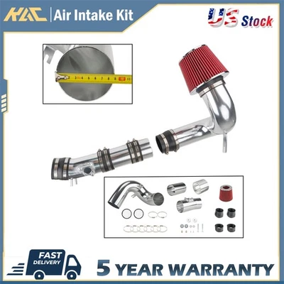 Cold Air Intake Kit + Red Filter 3.5 Inch Fits 2004-2011 Mazda RX-8 R2 1.3 L - Image 1 of 4