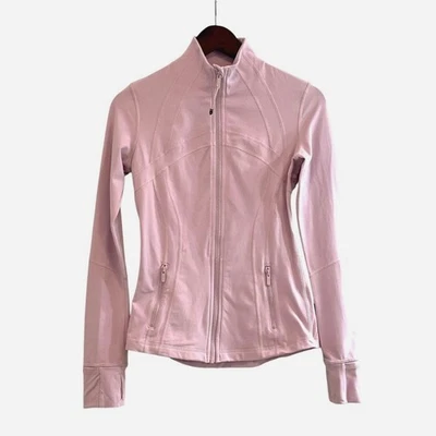 Lululemon Define Jacket Size 4 Pink Peony LW4AWKS  - Image 1 of 4