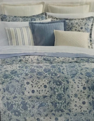 RALPH LAUREN CALLEN F/Q   DUVET COVEFLORAL 100% Cotton duvet and 1 sham only - Image 1 of 4