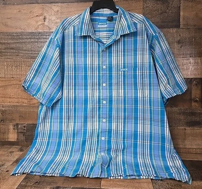 Enyce Shirt Men 2XL Plaid Button Down Y2K Preppy Lagom Normcore VTG Logo Cotton - Image 1 of 4