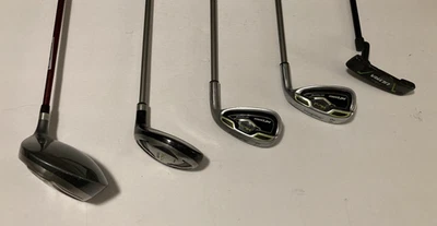 TourEdge Junior Golf Clubs Driver, Hybrid, 7/8, 9/P, Putter RH 7-10 yrs MIxed - Image 1 of 4