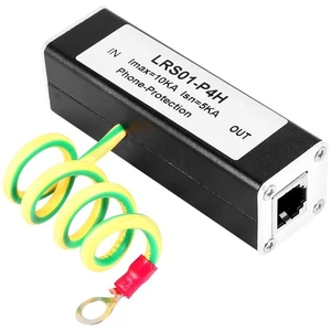 Téléphone fax protection contre les surtensions Thunder Arrestor RJ11 Kl01-P4H noir RJ112479 - Photo 1/7