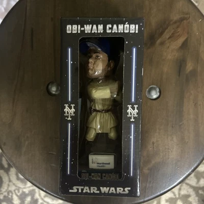 Bobblehead 2019 NY Mets Robinson Cano Obi-Wan Canobi Star Wars nuevo en caja Foto 1 de 3