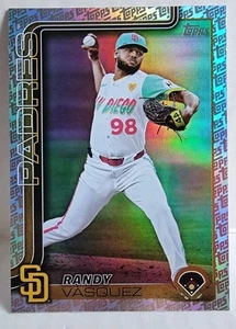 2025 Topps Serie 2 Randy Vasquez #456 Foil Esclusivo Fanatici San Diego Padres - Foto 1 di 6