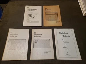 The Confederate philatelist 5 Issues 1969 1974 1975 - Foto 1 di 1