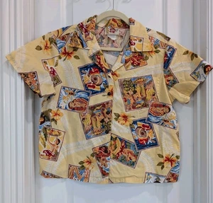 Hilo Hattie Hawaii Aloha Hemd Floral Tropical Damen Medium Vintage Original - Bild 1 von 3
