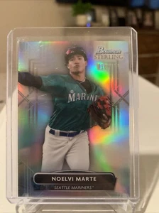 2022 Bowman Sterling Noelvi Marte Refractor /199 Seattle Mariners BSP-62 - Picture 1 of 2