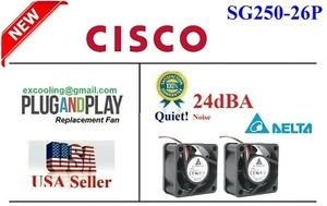 2x New Replacement Fans for CISCO SG250-26P - Picture 1 of 4