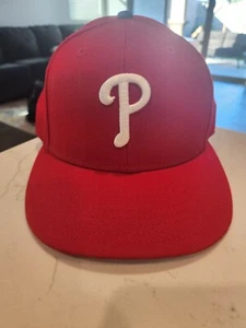 Philadelphia Phillies New Era 59FIFTY eng anliegende Größe 7 1/8 Feldmütze Kappe 5950 - Bild 1 von 10