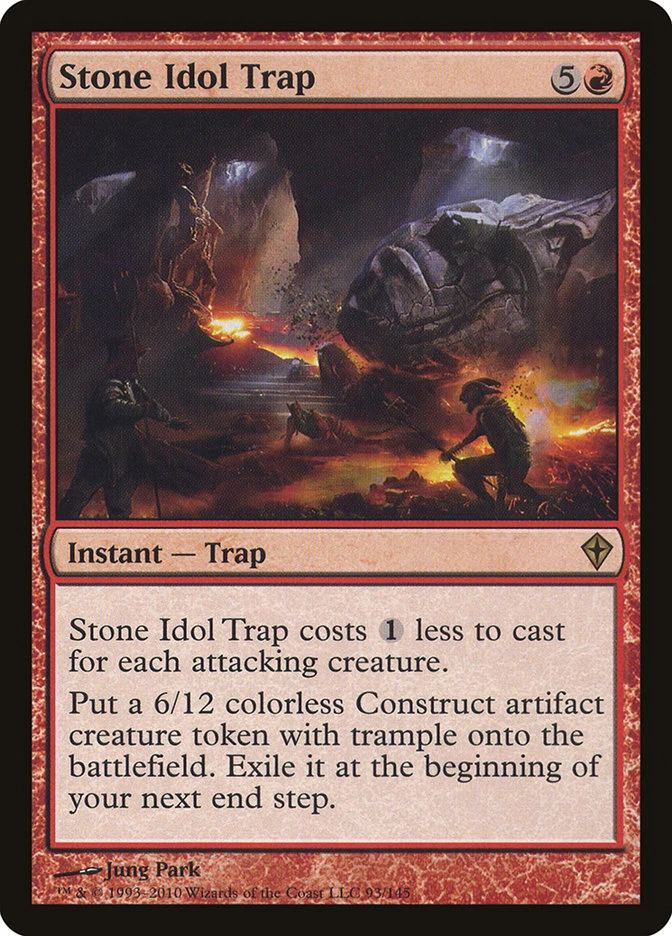 Stone Idol Trap 93 Rare Worldwake WWK MTG - Image 1 of 1