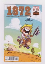 1872 #1 BABY VARIANT SIGNED BY SKOTTIE YOUNG MARVEL