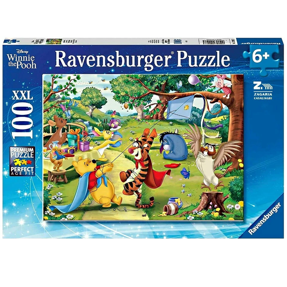 PUZZLE WINNIE THE POOH XXL 100 PZ PER BAMBINI ETA'+ 6 ANNI RAVENSBURGER - Immagine 1 di 1