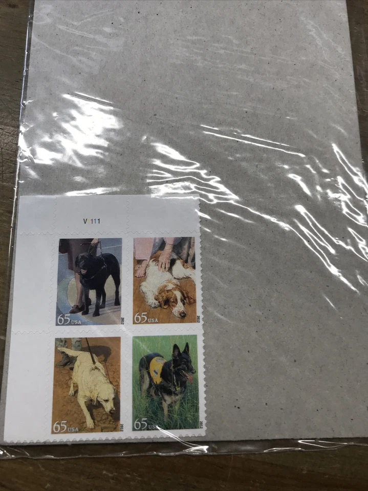 Scott #4604-07, Plate Block #V1111- 2012 Dogs 65c VF MNH (2012)NIP - Image 1 of 1