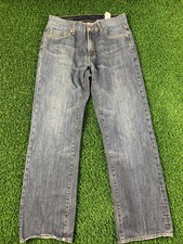 Seven7 Jeans Men's 29 x 31 Relaxed Fit Medium Wash Denim Blue Jeans Flat Front