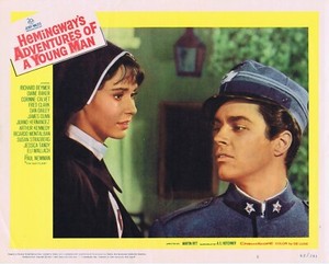 ADVENTURES OF A YOUNG MAN Original Lobby Card 2 RIchard Beymer Diane Baker