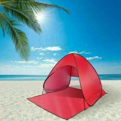 Pop Up Beach Tent Sun Shelter UV Protection Waterproof for Camping Hiking Beach - Image 1 of 4
