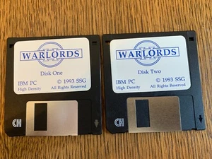 WARLORDS II 2 SPIEL PC MS-DOS COMPUTER 3,5" ZOLL DISKETTE(N) IN DER NÄHE NEUWERTIG GETESTET - Bild 1 von 2