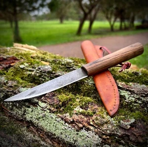 Handmade Viking Knife Ancient Rus’ Replica, Carbon Steel Blade, Leath Best Gift - Picture 1 of 10