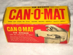 A Vintage Boxed Retro 1960's White Enamel Australian Can O Mat Can Opener - Picture 1 of 11