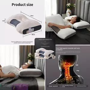 💤2 piezas almohada para el cuello ayuda a dormir y proteger almohada cervical ortopédica fibra de soja - Imagen 1 de 18