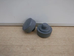 2 X THOR 716VF REPLACEMENT SOFT GREY FACES FOR 50MM THOREX MALLET - Picture 1 of 1