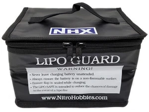 NHX RC Fireproof Multi Lipo Safe Charging / Storage Bag 198x150x135mm - Picture 1 of 4