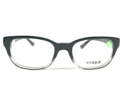 Vogue Eyeglasses Frames VO2711 1904 Black Clear Fade Round Full Rim 52-19-145 - Image 1 of 4
