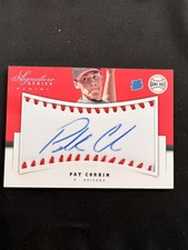 2012 Signature Series Rated Game Ball /299 Patrick Corbin Pat Rookie Auto RC