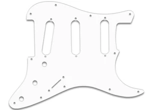 62' STRATOCASTER® OLD STYLE 59-62' PG f.FENDER® 3PLY WBW WHITE US MADE PICKGUARD - Bild 1 von 1