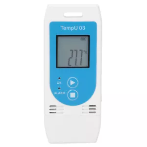Registrador de datos de temperatura y humedad digital LCD USB grabadora de temperatura reutilizable PDF - Imagen 1 de 13