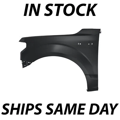NEW Primered Aluminum Front Left LH Driver Side Fender for 2015-2020 Ford F-150 - Image 1 of 4