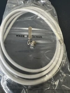 ! NOS THREE SPEED UNIVERSAL CABLE FITS STURMEY ARCHER WHITE ADJUSTABLE - Picture 1 of 4