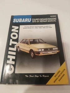 Chilton Subaru Coupes / Sedans / Wagons 1970-84 Service & Repair Manual - 64300 - Bild 1 von 2