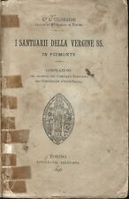 Colombero - I Santuarii della Vergine SS. in Piemonte  Tipografia Salesiana 1898